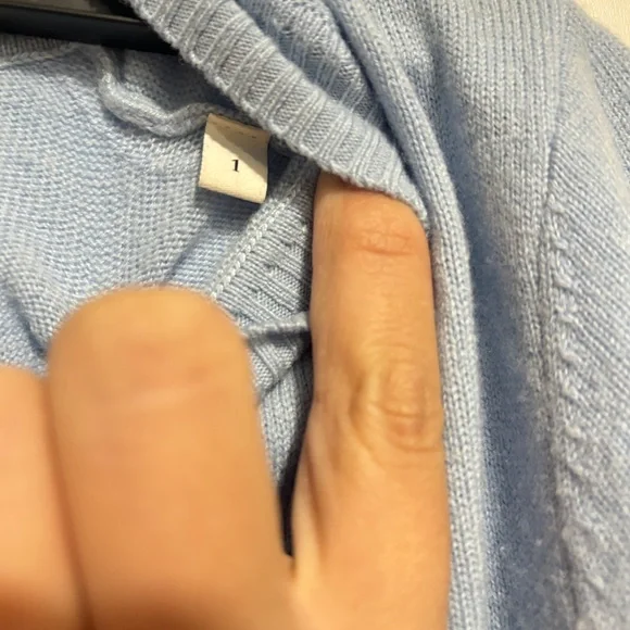 Sandro Light Blue Cardigan Sweater - Picture 6 of 6